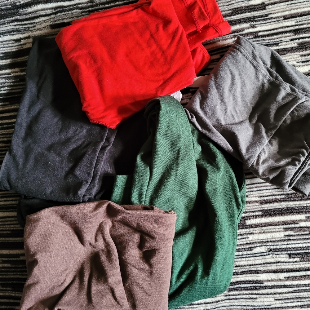 5 pairs - LulaRoe Kids Leggings (Sz L/XL)